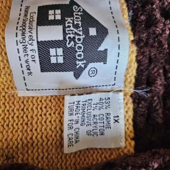 Autumn Leaf Knit &  Embroidered Cardigan - Picture 11 of 12